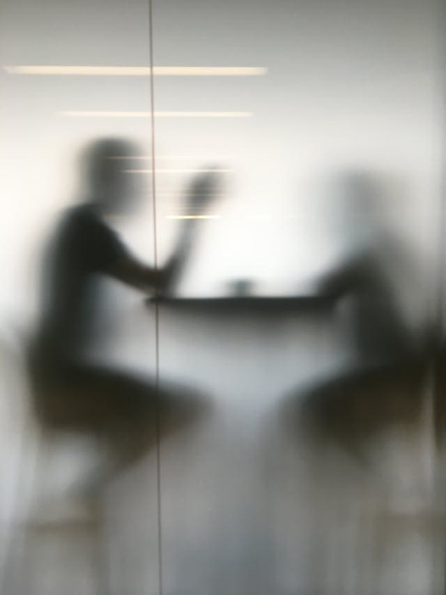 Frosted Glass Office Commercial Meeting