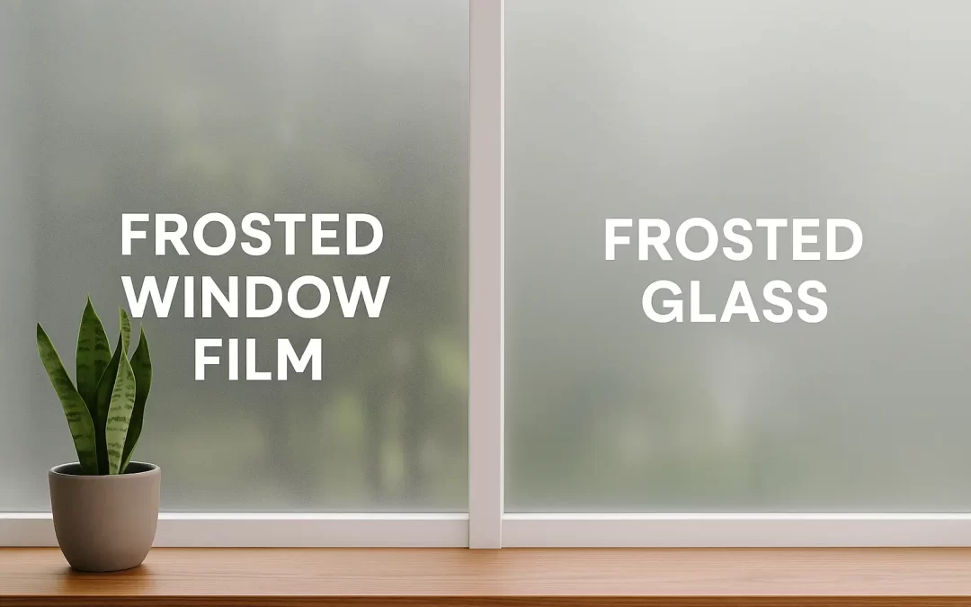 Frosted Window Film vs. Frosted Glass