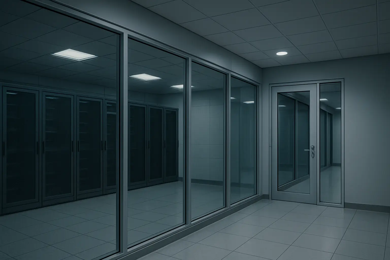Data Center Window Film Installation