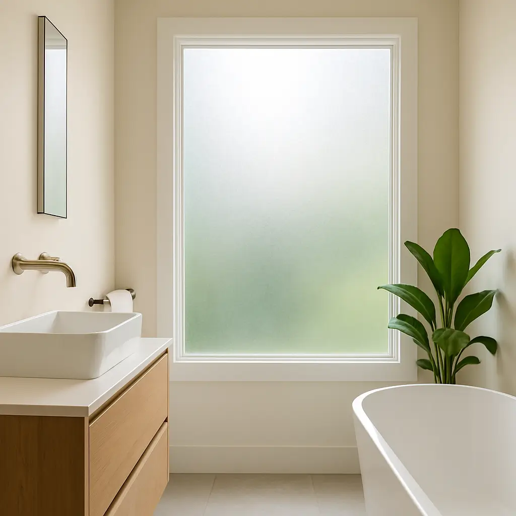 Bathroom Window Film: Full Privacy Without Losing Light