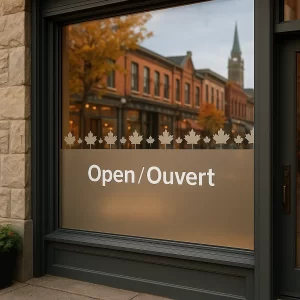 Ottawa Storefront  Window Film Installation